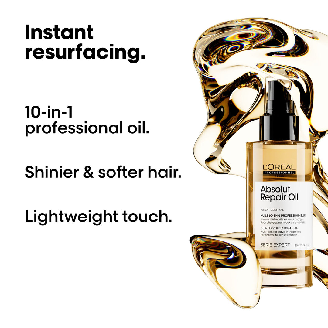 L’Oreal Absolut Repair Oil Professional Oil - 90ml | لوريال زيت للشعر التالف - 90 مل