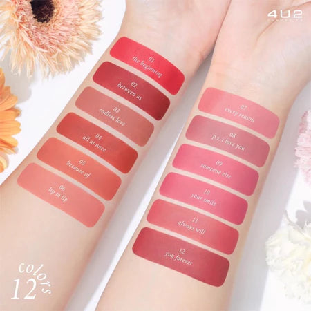4U2skin You re Mine Powder Lipstick - 3.5g | فور يو تو سكين احمر شفاه - 3.5 غ