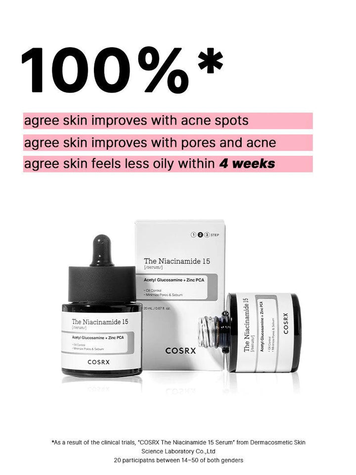 Cosrx The Niacinamide 15 Serum - 20ml | كوزركس سيروم النياسيناميد 15 - 20 مل