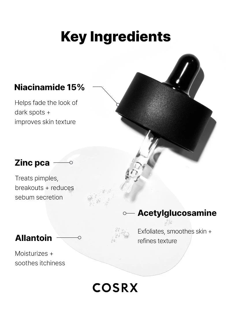 Cosrx The Niacinamide 15 Serum - 20ml | كوزركس سيروم النياسيناميد 15 - 20 مل