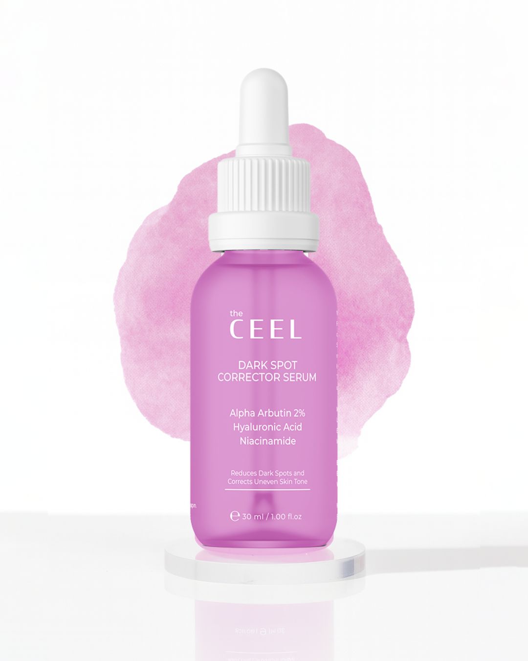 the CEEL Dark Spot Corrector Serum Alpha Arbutin 2% Hyaluronic Acid Niacinamide - 30ml | ذا سيل سيروم للتصبغات - 30 مل