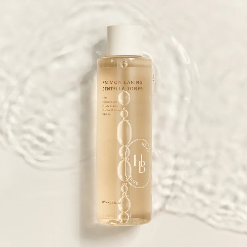 HEVEBLUE Salmon Caring Centella Toner - 200ml | هيفي بلو تونر السالمون للروجه - 200 مل