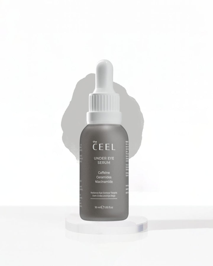 the CEEL Under Eye Serum Caffeine Ceramides Niacinamide - 30ml | ذا سيل سيروم العين بالكافيين والسيراميد والنياسيناميد - 30 مل