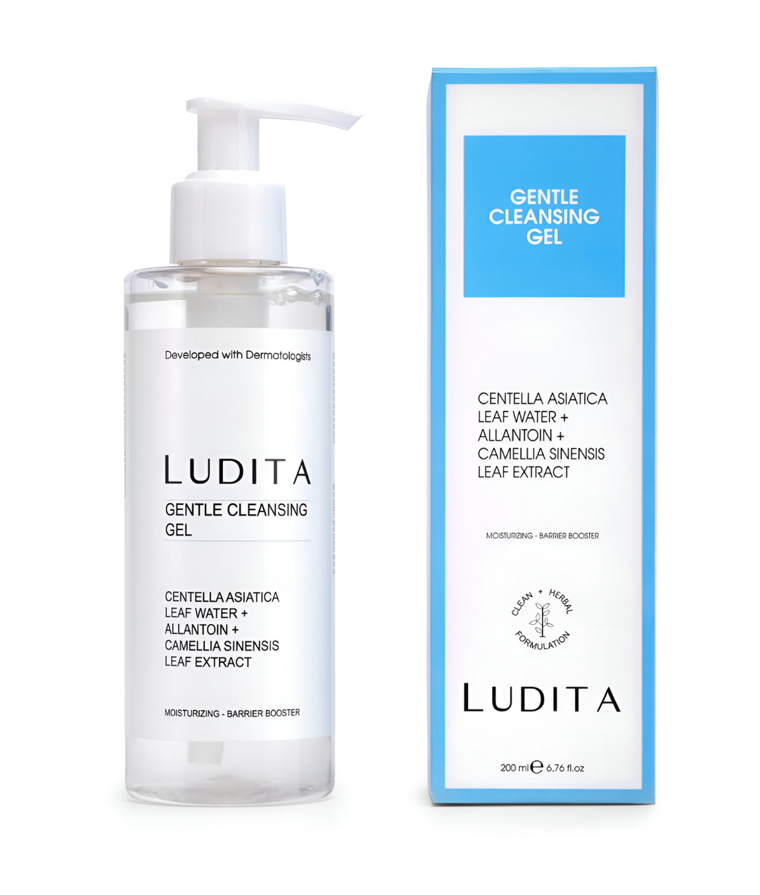 LUDITA Gentle Cleansing Gel - 200ml | لوديتا غسول للوجه لطيف على البشرة - 200 مل