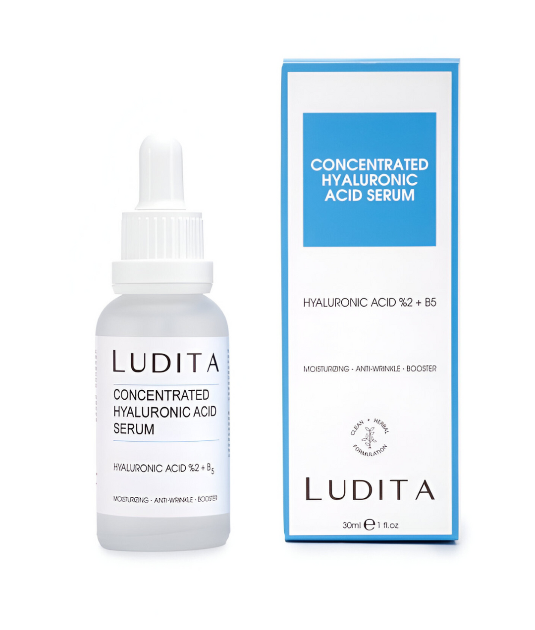LUDITA Concentrated Hyaluronic Acid Serum - 30ml | لوديتا سيروم هيالورونيك اسيد - 30 مل