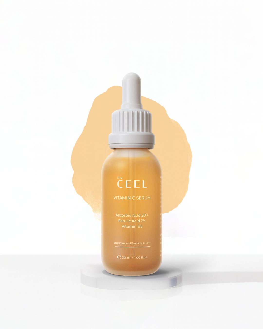 the CEEL Vitamin C Serum Brightens Evens Skin Tone - 30ml | ذا سيل سيروم فيتامين سي - 30 مل