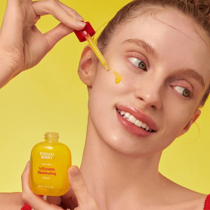 EQQUALBERRY Deep Cera Vitamin Illuminating Serum - 30ml | ايكوال بيري سيروم مضيئ للبشرة - 30 مل