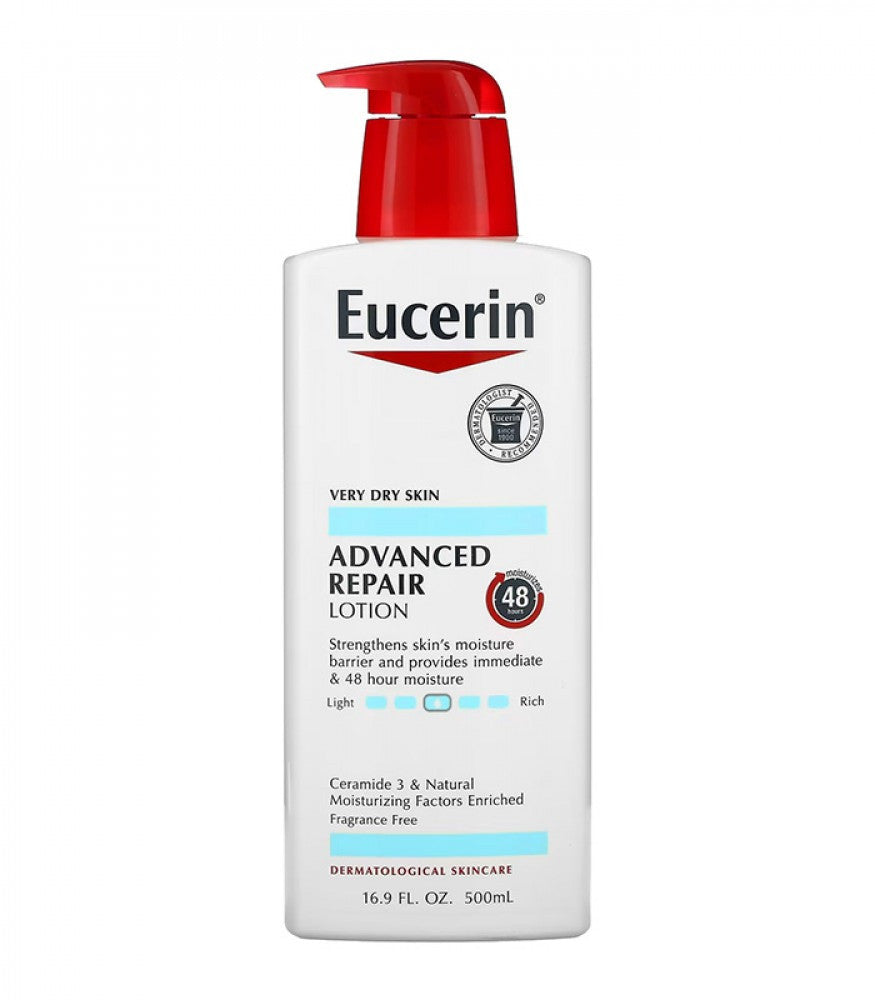 Eucerin Advanced Repair Lotion - 500ml |يوسيرين لوشن الإصلاح المتقدم - 500 مل