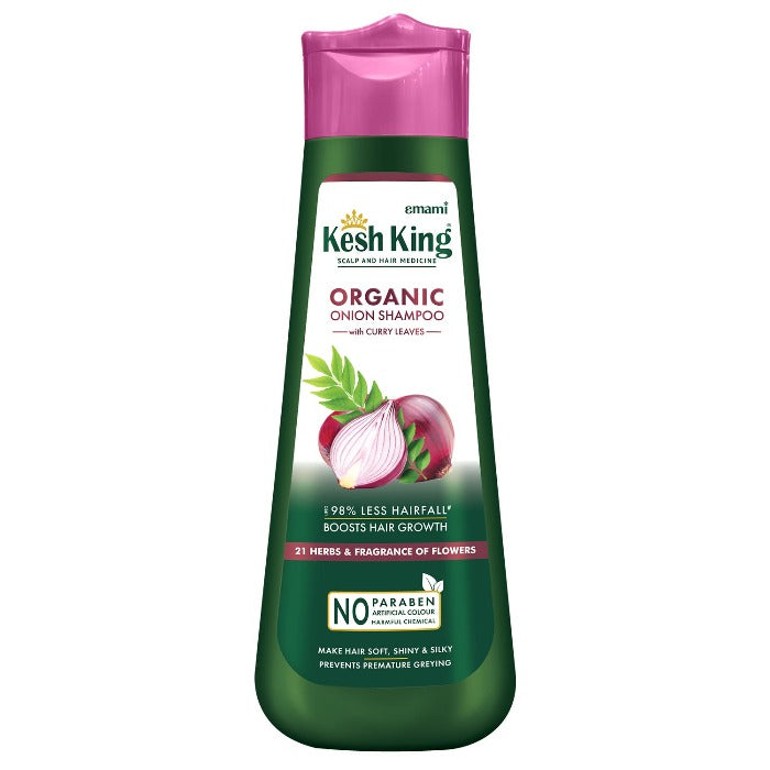Kesh King Ayurvedic Onion Shampoo with 21 Herbs - 300ml | شامبو البصل الأيورفيدا مع 21 عشبة - 300 مل