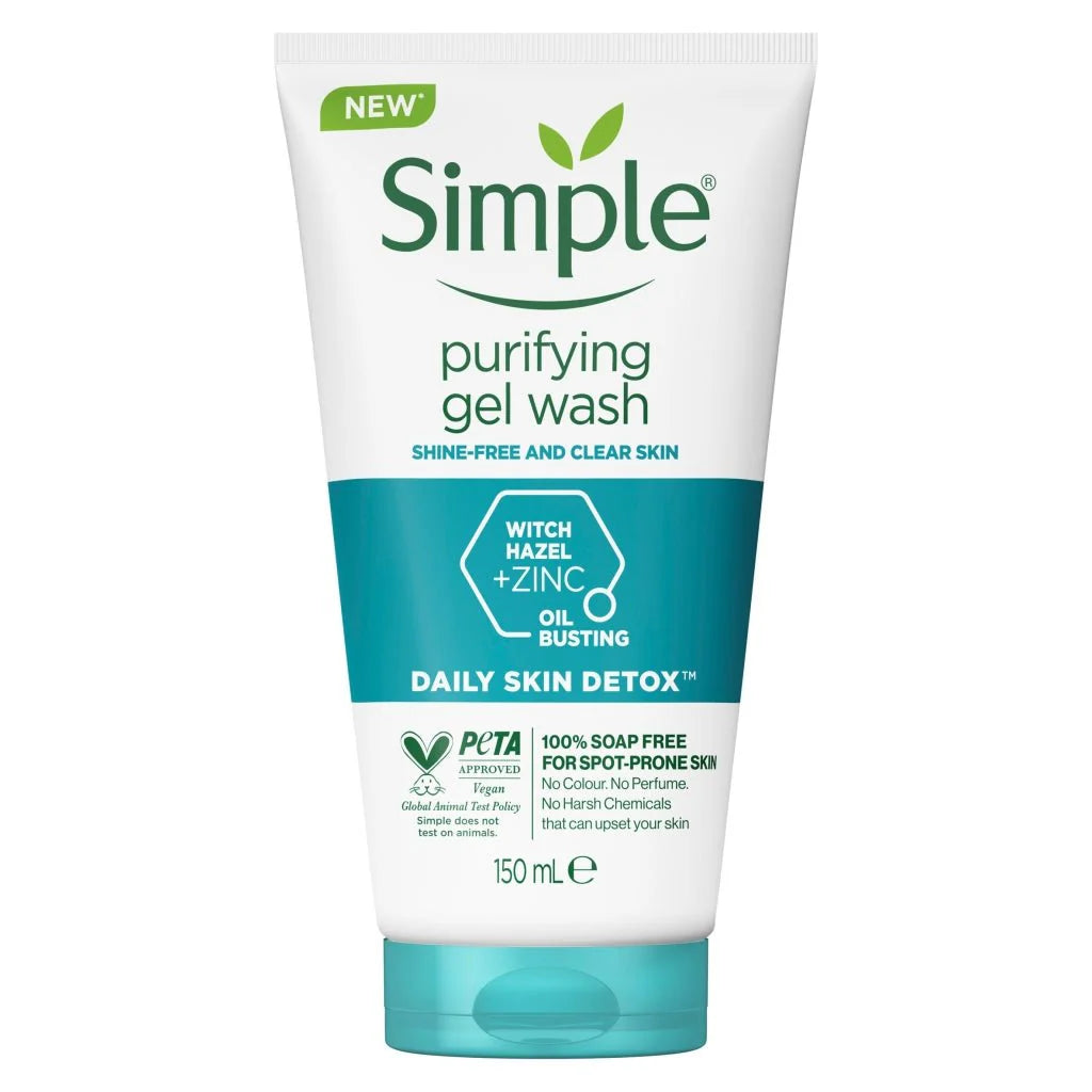 Simple Purifying Gel wash - 150ml | سمبل غسول ديتوكس للوجه - 150 مل