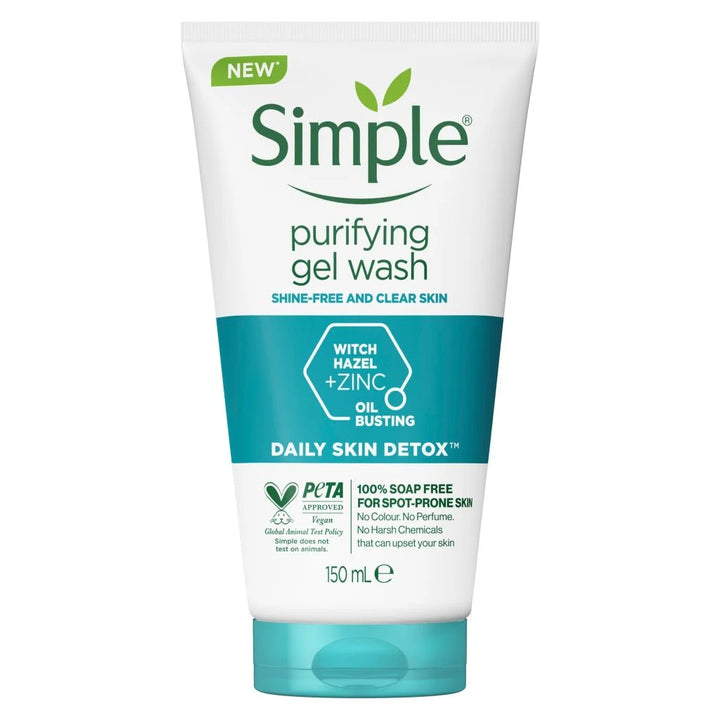 Simple Purifying Gel wash - 150ml | سمبل غسول ديتوكس للوجه - 150 مل