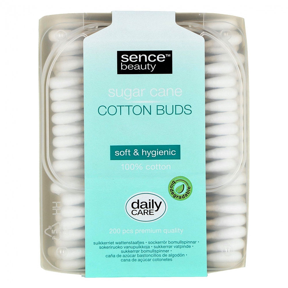 Sence Cotton Buds With Sugar Cane - 200 Pcs