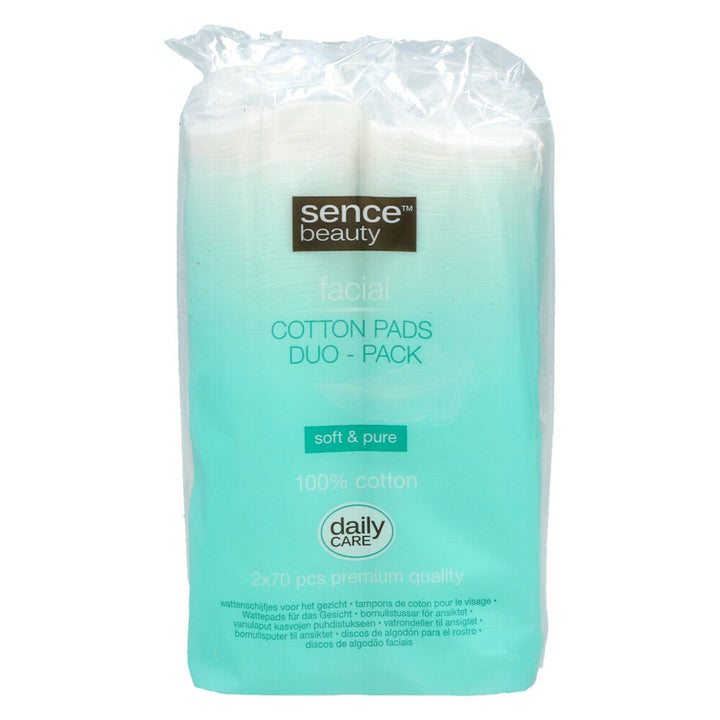 Sencebeauty Cotton Pads 2 x 70 Pcs - 180g