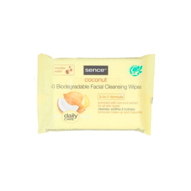 Cleansing Wipes Coconut - 40pcs