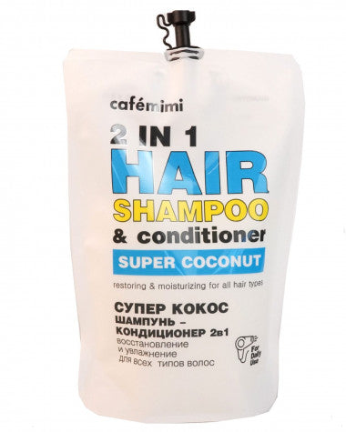 Cm Super Hair Conditioner Shampoo 2 In 1 Super Coconut Restoring & Moisturizing (Refill)  - 450ml