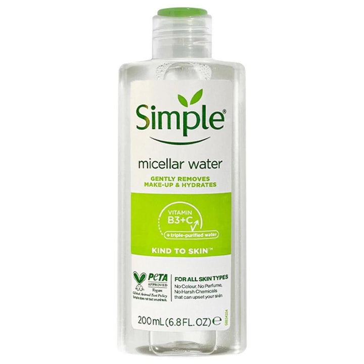 Simple Kind To Skin Micellar Cleansing Water - 200ml |  سمبل منظف ماء ميسيلر - 200 مل