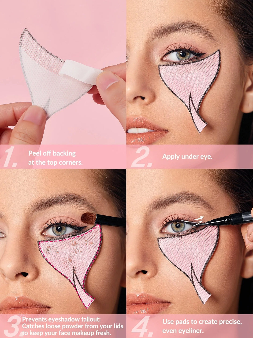 Sheglam So Long Fallout Eyeshadow Sticker - 30Pcs |  شيكلام ملصقات اي شادو - 30 قطعة