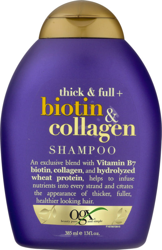 Biotin & Collagen Volumizing OGX Shampoo - 385ml