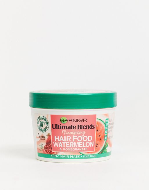 Ultimate Blends Plumping Hair Food Watermelon 3 In 1 Fine Hair Mask Treatment - 390ml