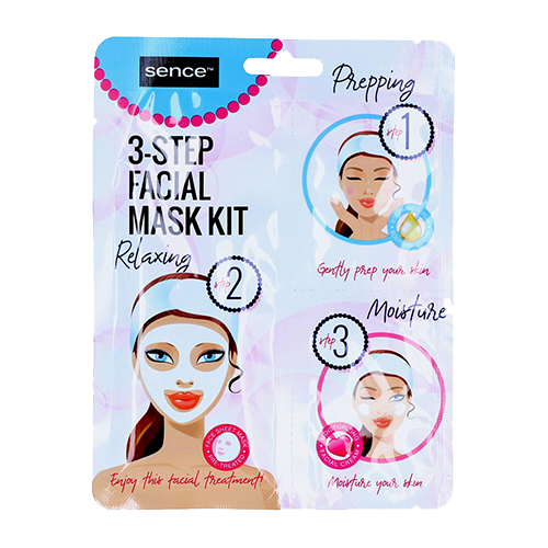 Sence 3-Steps Facial Mask Kit -12 pcs 27ml