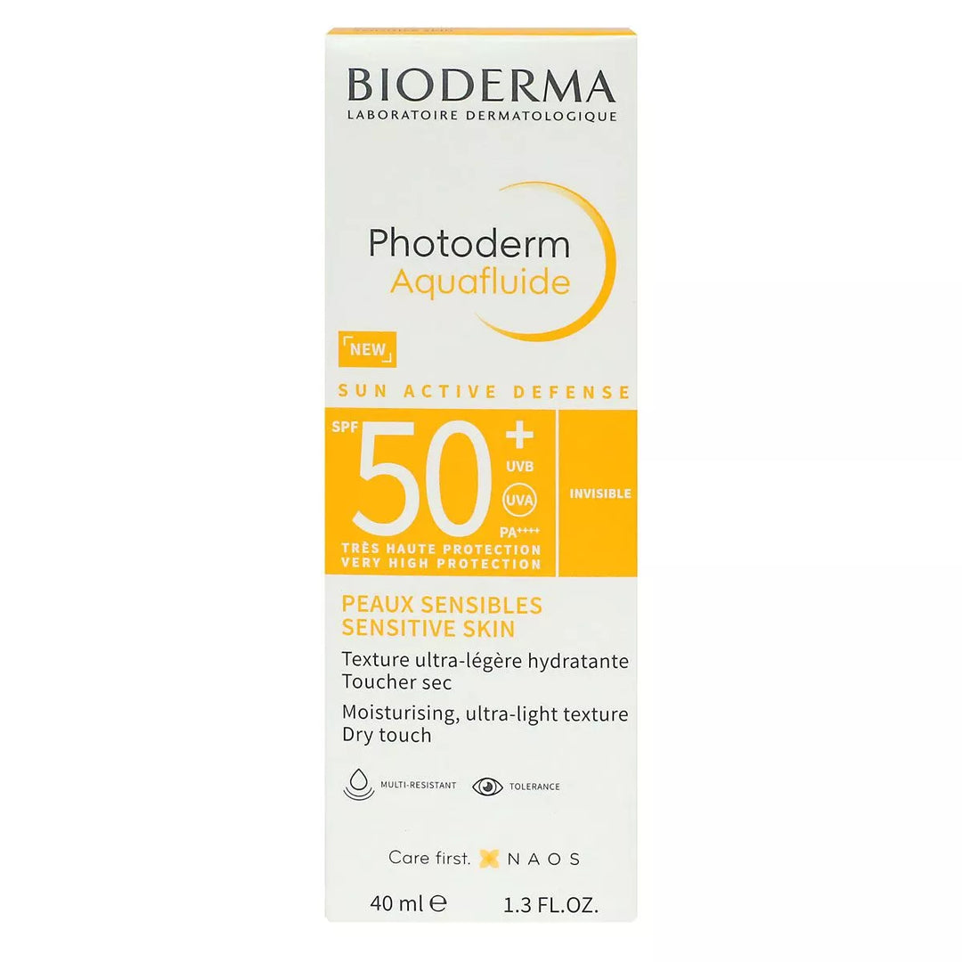 Bioderma Photoderm Aquafluide SPF50+ | بيوديرما واقي شمسي بعامل حماية 50 % للبشرة الدهنية