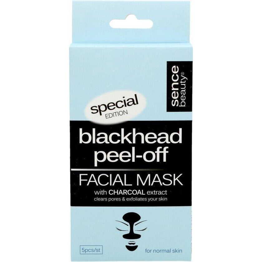 Sencebeauty Blackhead Peel-Off Mask 5x8gr (BB+) Normal Skin Charcoal
