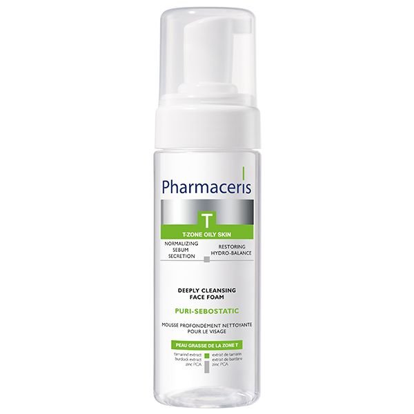 Pharmaceris Puri-Sebostatic Deeply Cleansing Face Foam - 150ml | فارماسيرز غسول رغولي للبشرة المختلطة والمعرضة للحبوب - 150 مل