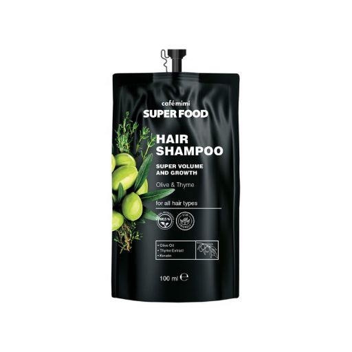 Km Sf Hair Shampoo Super Volume And Growth Olive & Thymefor All Hair Type - 100ml