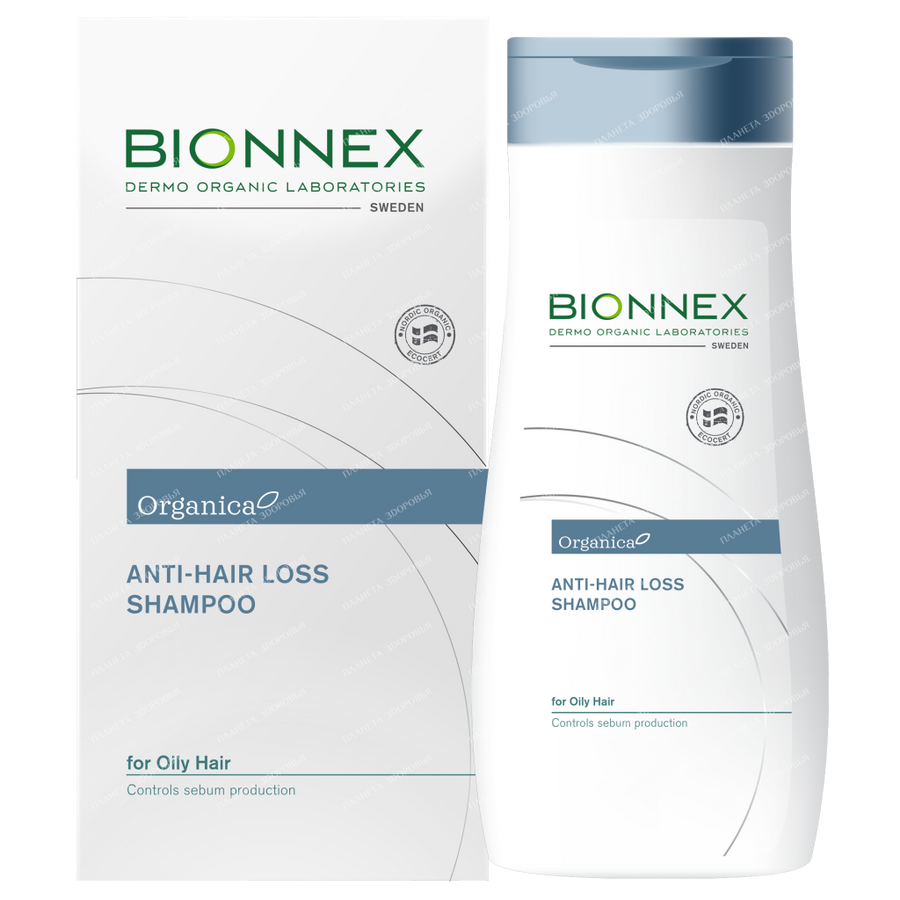Organica shampoo against hair loss for oily hair - 300ml