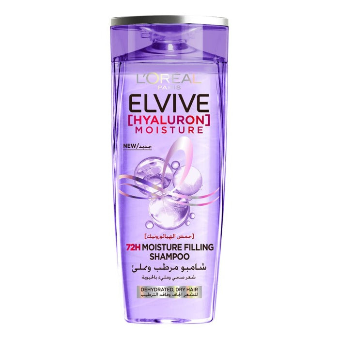 Elvive Hyaluron Moisture 72H Moisture Filling Shampoo - 400ml |Elvive Hyaluron Moisture 72H رطوبة شامبو - 400 مل