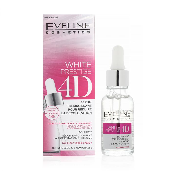 White Prestige 4D Lightening Serum Booster Reducing Discolouration - 18ml