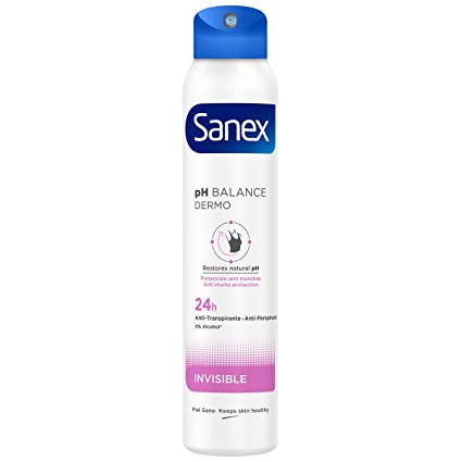Deodorant Invisible Sanex Vapo - 200ml