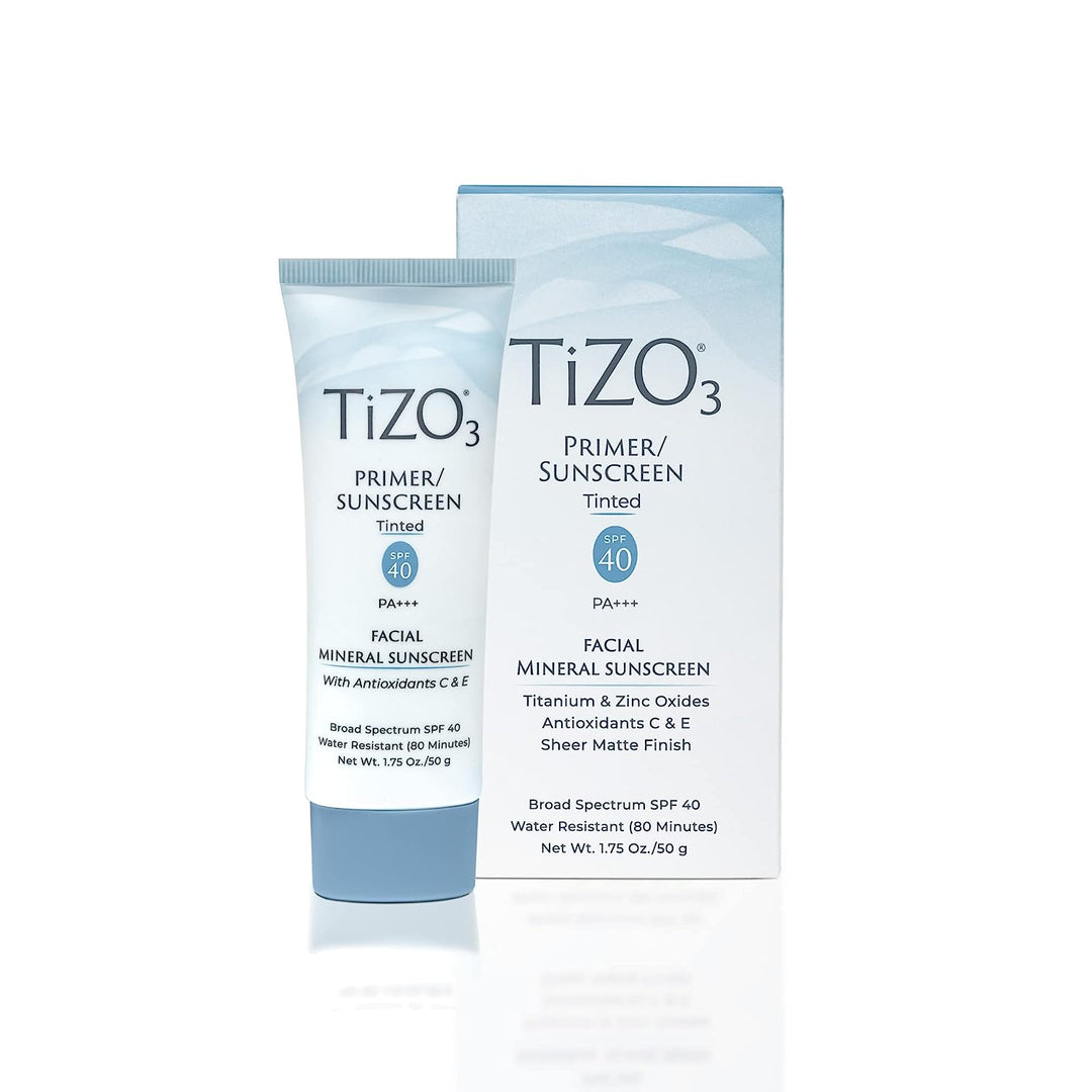 Tizo Facial Mineral Sunscreen Tinted SPF 40  - 50g | تايزو واقي شمسي مع لون بعامل حماية من الشمس SPF 40 - 50 غ