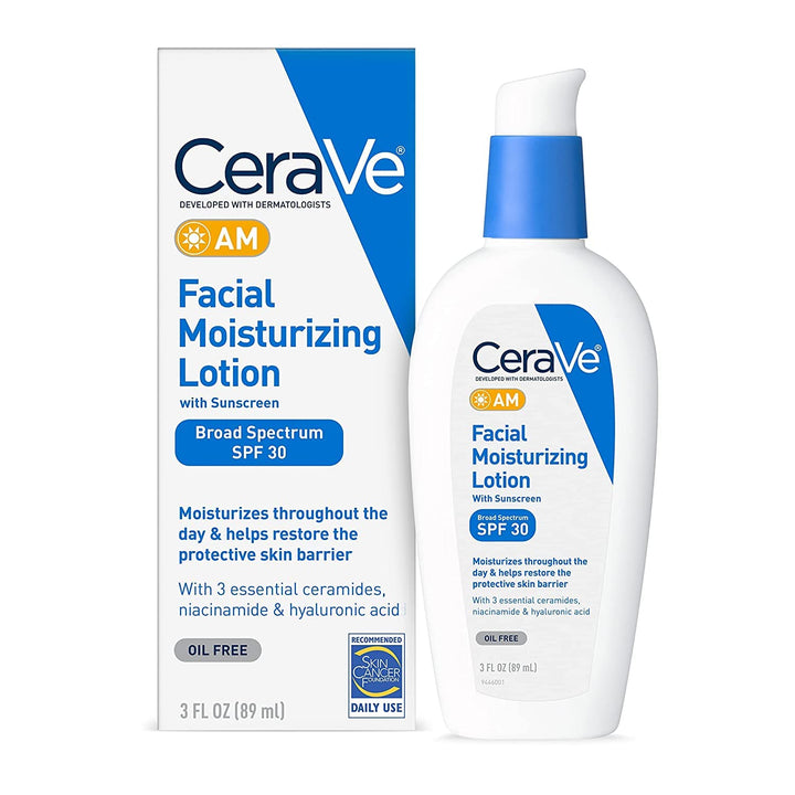 Cerave Am Facial Moisturizing Lotion +30 Spf | سيرافي لوشن مرطب و واقي شمسي مع عامل حماية 30