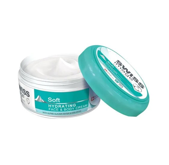 Soft Hydrating Face & Body Cream - 200ml | كريم تفتيح الوجه والجسم 200 مل من سويس ايمج