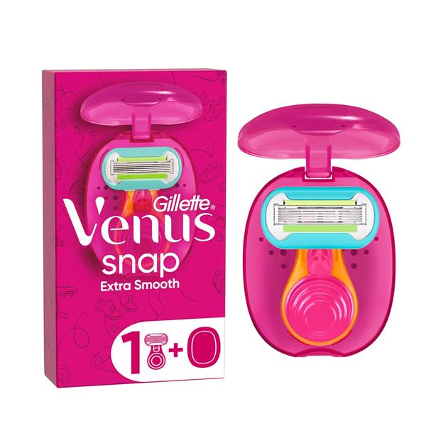 Venus Extra Smooth Snap Razor + 1 Replacement Blade Refill