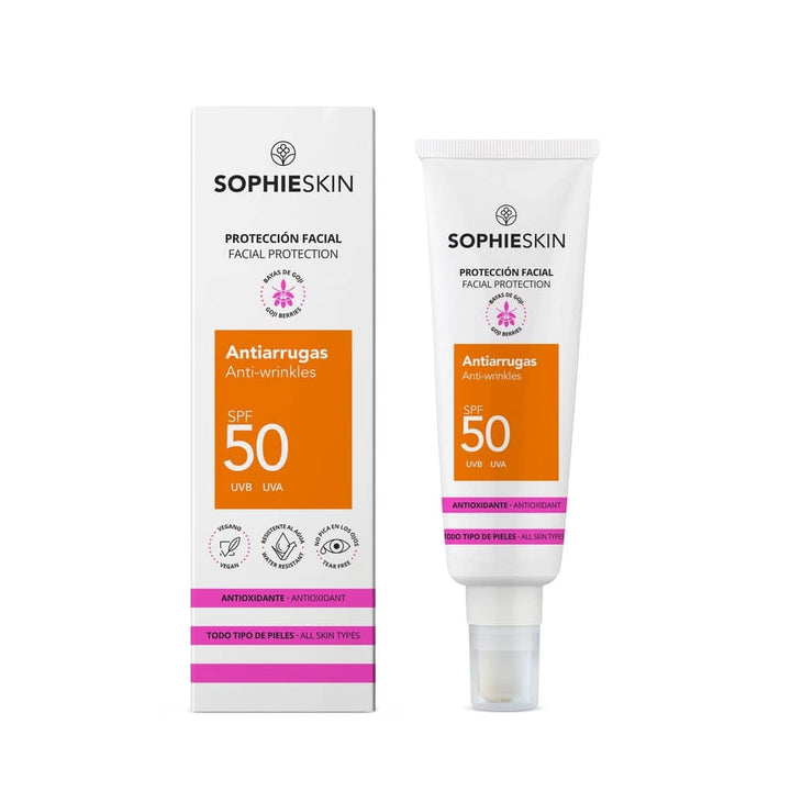 Sophieskin crema solar facial antiarrugas SPF50 - 50ml