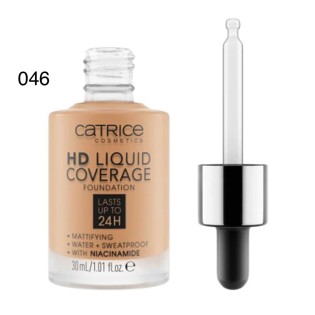 Catrice Hd Liquid Coverage Foundation | كاتريس كريم أساس بتغطية عالية