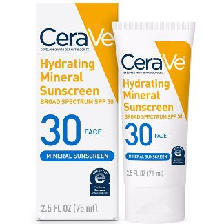 Hydrating Mineral Face Sunscreen Lotion SPF 30 - 75ml