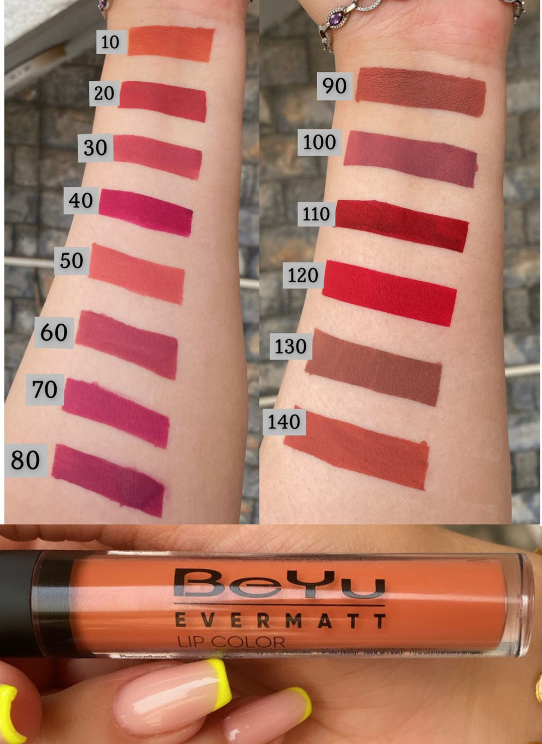 BeYu Ever Matt Lip Color | بيو أحمر الشفاه غير لامع