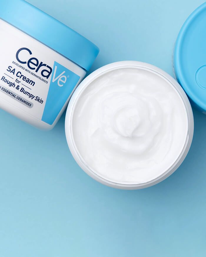 Cerave SA Moisturizing Cream for Rough & Bumpy Skin 3 Essential Ceramides - 340 | سيرافي كريم مرطب للبشرة المتشققة و الجافة بالسالسيليك و السيراميدات - 340 غرام