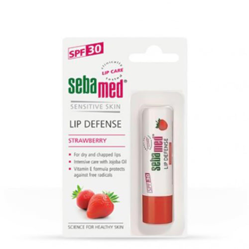 Sebamed Lip Defense Sensitive Skin Spf 30 - 4.8g |  سيباميد مرطب شفاه بالكرز مع عامل حماية من الشمس 30 - 4.8 غرام