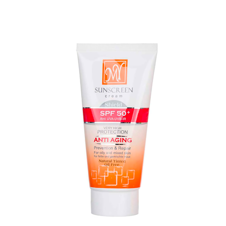 Sunscreen & Anti Aging Cream With Spf50 For Oily & Mixed Skin Tinte - 50ml