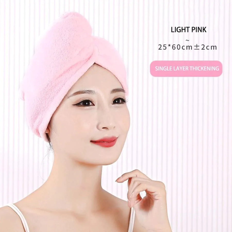 Hair Towel Wrap Light Pink