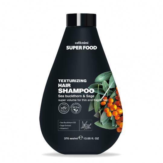 Km Sf Texturizing Hair Shampoo Sea Buckthorn & Sage Super Volume For Thin And Fragile Hair - 370ml