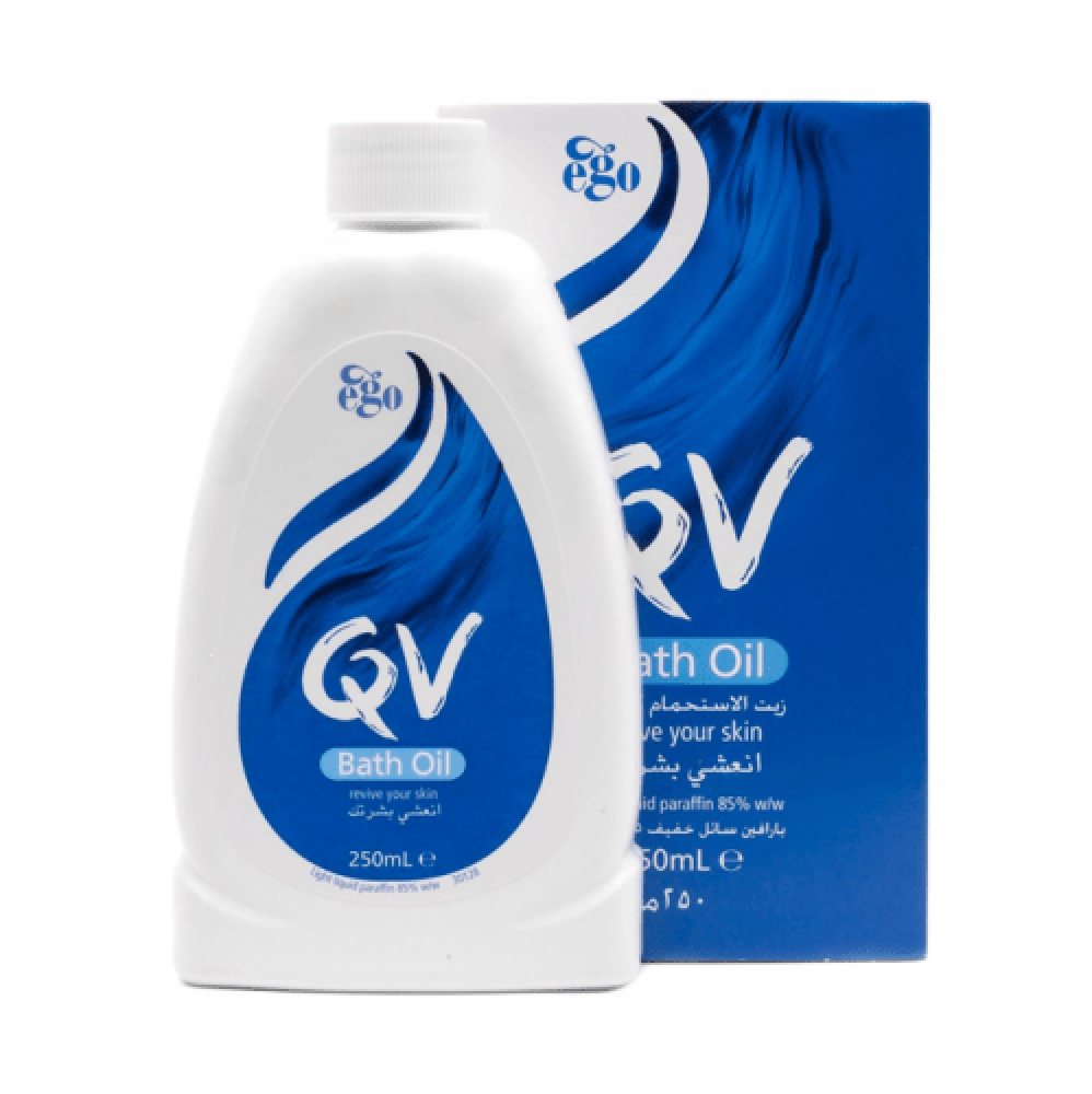 Bath Oil for Dry Itching Skin Conditions -250ml |زيت الاستحمام لحالات الجلد الجافة - 250 مل