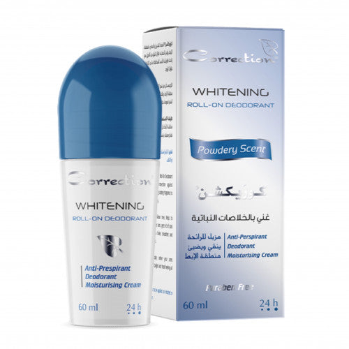 Whitening-Deodorant Roll-On Powdery-Scent - 60ml