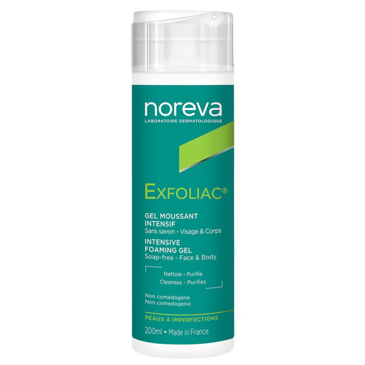 Noreva Exfoliac Foaming Gel - 200ml | نوريفا غسول جل رغوي للبشرة الدهنية - 200 مل