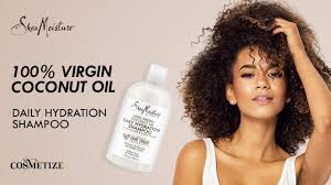 Shea Moisture 100% Virgin Coconut Oil Daily Hydration Shampoo - 384ml | شيا مويستشر شامبو فيرجن للترطيب اليومي بزيت جوز الهند 100% - 384 مل