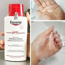Eucerin Wash Lotion PH5 For Body & Face  - 400ml | يوسيرين غسول للجسم و الوجه - 400 مل